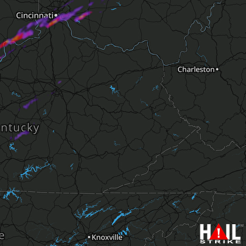 Hail Map Florence, KY 10-16-2021