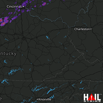 Hail Map Hillsboro, OH 04-29-2017