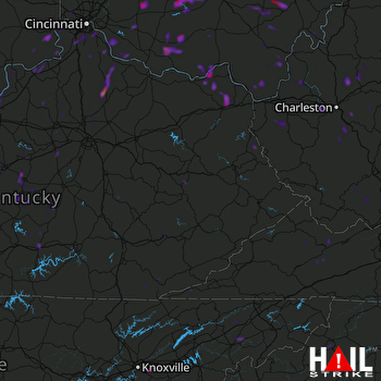 Hail Map Grayson, KY 05-21-2018