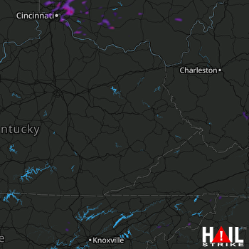 Hail Map Loveland, OH 06-08-2018