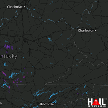 Hail Map Munfordville, KY 06-11-2018