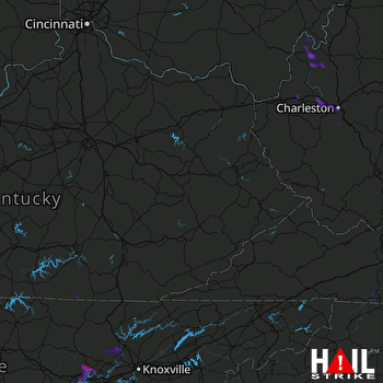 Hail Map Harriman, TN 06-17-2018