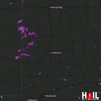 Hail Map Clovis, NM 04-30-2018