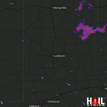 Hail Map Childress, TX 05-14-2018