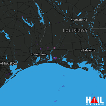 Hail Map Vinton, LA 05-23-2018
