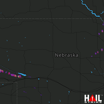 Hail Map NORTH PLATTE 09-20-2018