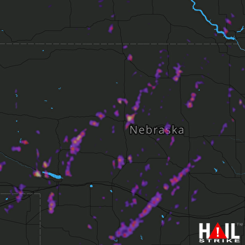 Hail Map Cozad, NE 05-17-2019