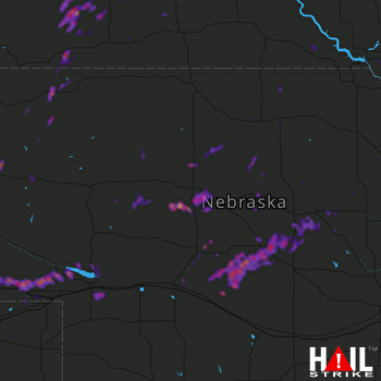 Hail Map Broken Bow, NE 05-24-2020