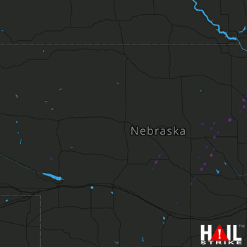 Hail Map Ewing, NE 11-09-2020