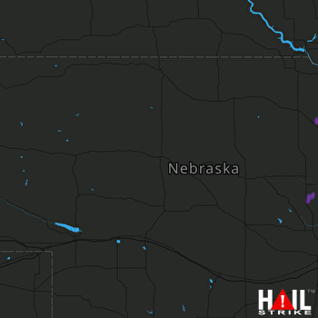 Hail Map Greeley, NE 06-20-2021