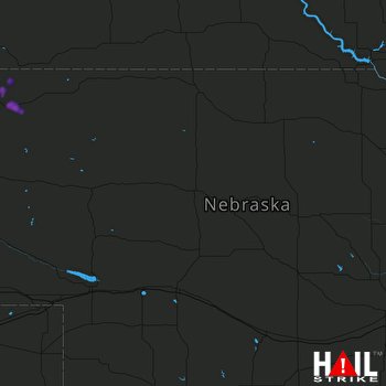 Hail Map Murdo, SD 07-22-2021