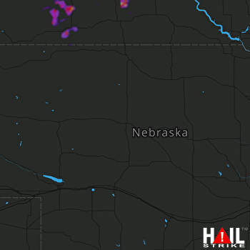 Hail Map Murdo, SD 07-26-2021