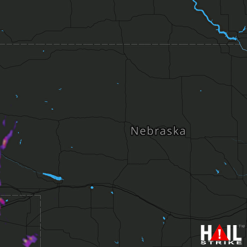Hail Map Sidney, NE 10-13-2021