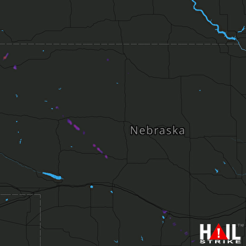 Hail Map NORTH PLATTE 05-29-2017