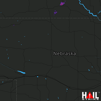 Hail Map NORTH PLATTE 06-12-2017
