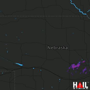 Hail Map Loup City, NE 06-14-2017