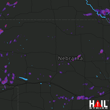 Hail Map Chadron, NE 06-28-2017