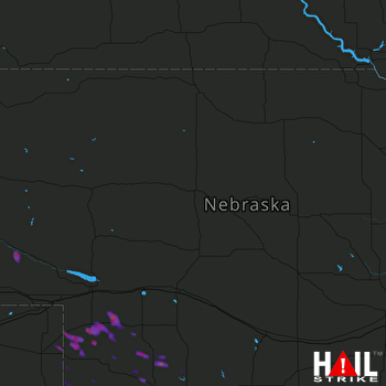 Hail Map Grant, NE 07-06-2017
