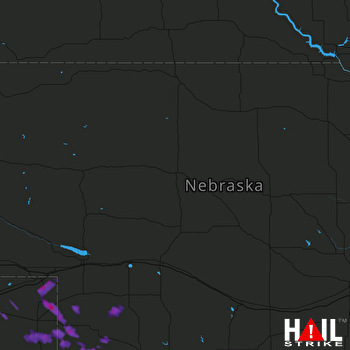 Hail Map Julesburg, CO 07-19-2017