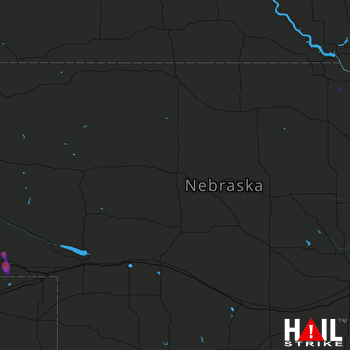 Hail Map Lodgepole, NE 08-30-2017