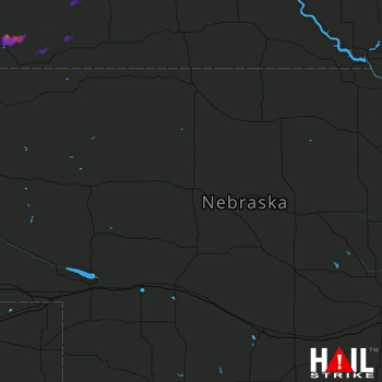 Hail Map Manderson, SD 09-09-2017