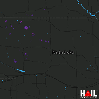 Hail Map NORTH PLATTE 09-13-2017