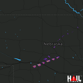 Hail Map Oneill, NE 10-06-2017