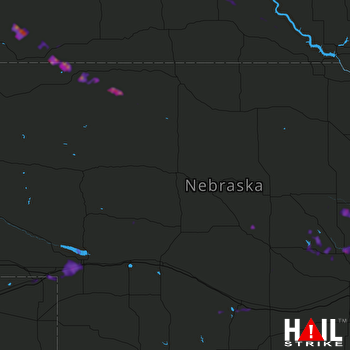 Hail Map Hemingford, NE 06-24-2018