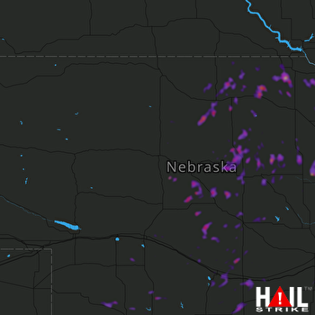 Hail Map Holdrege, NE 07-04-2018