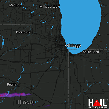 Hail Map Manito, IL 05-24-2019