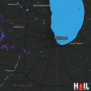Hail Map Ottawa, IL 06-05-2019