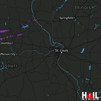 Hail Map Centralia, MO 04-29-2019