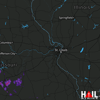 Hail Map Conway, MO 05-21-2019