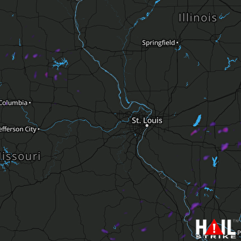 Hail Map Poplar Bluff, MO 06-16-2019