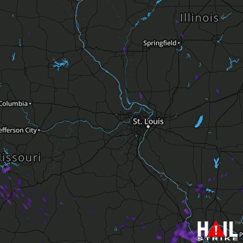 Hail Map Camdenton, MO 07-22-2019