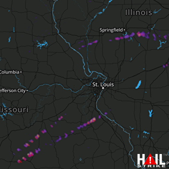Hail Map Effingham, IL 03-28-2020