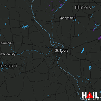 Hail Map Effingham, IL 05-23-2020