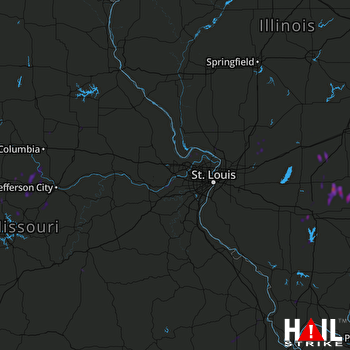 Hail Map Tipton, MO 05-09-2021
