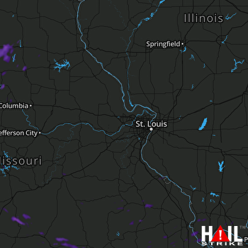 Hail Map Cole Camp, MO 07-11-2021