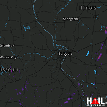 Hail Map Iuka, IL 05-20-2017
