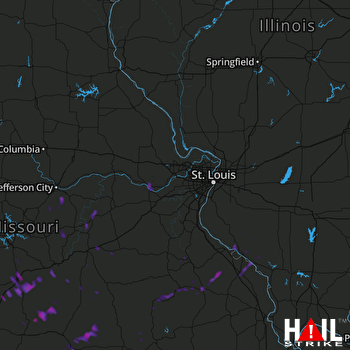 Hail Map Washington, MO 06-05-2017