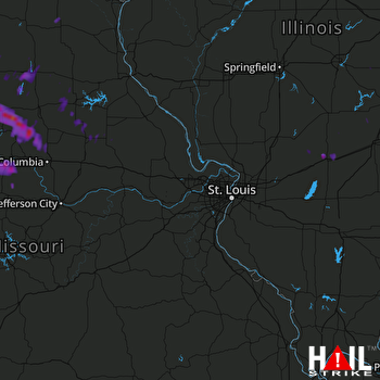 Hail Map Marshall, MO 06-30-2017