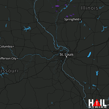 Hail Map Macomb, IL 07-19-2017