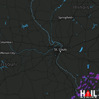 Hail Map Carbondale, IL 05-20-2018