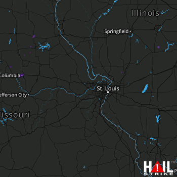 Hail Map Columbia, MO 06-07-2018