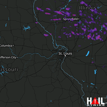 Hail Map La Grange, IL 06-10-2018