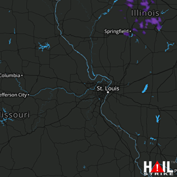 Hail Map Tremont, IL 07-14-2018