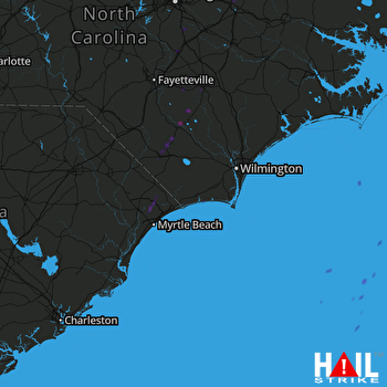 Hail Map Elizabethtown, NC 12-24-2020