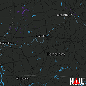 Hail Map Salem, IN 08-17-2019