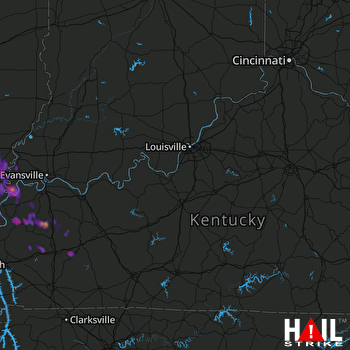 Hail Map Carmi, IL 08-19-2017